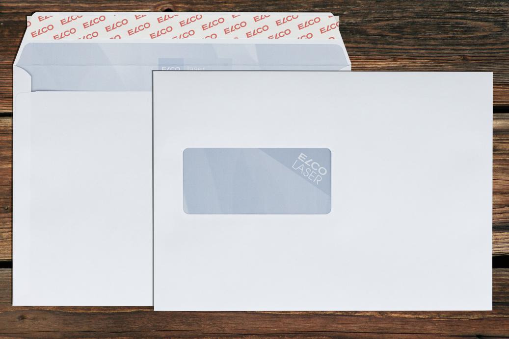 Briefhüllen mit Fenster C5 162x229 mm Haftklebend Hochweiß 100 g/qm Lasergeeignet